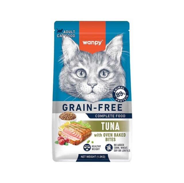 Wanpy Grain Free Complete Food for Adult Cat – Tuna Recipe - Image 3
