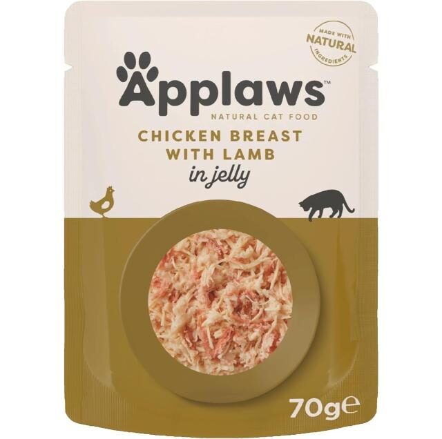 Applaws Chicken with Lamb in Jelly Adult Wet Cat Food 70g Pouch