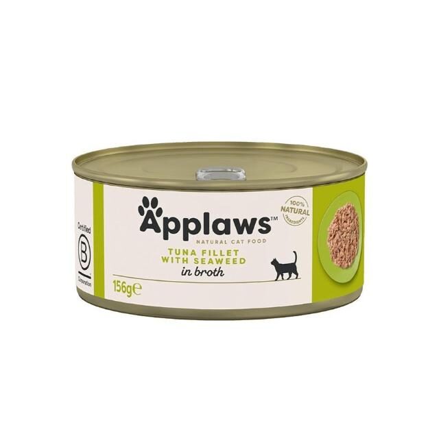 Applaws Natural Wet Cat Food Tuna Fillet with Seaweed