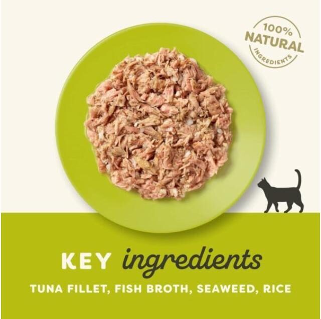 Applaws Tuna Fillet with Seaweed in Broth Wet Cat Food Tin - Image 3