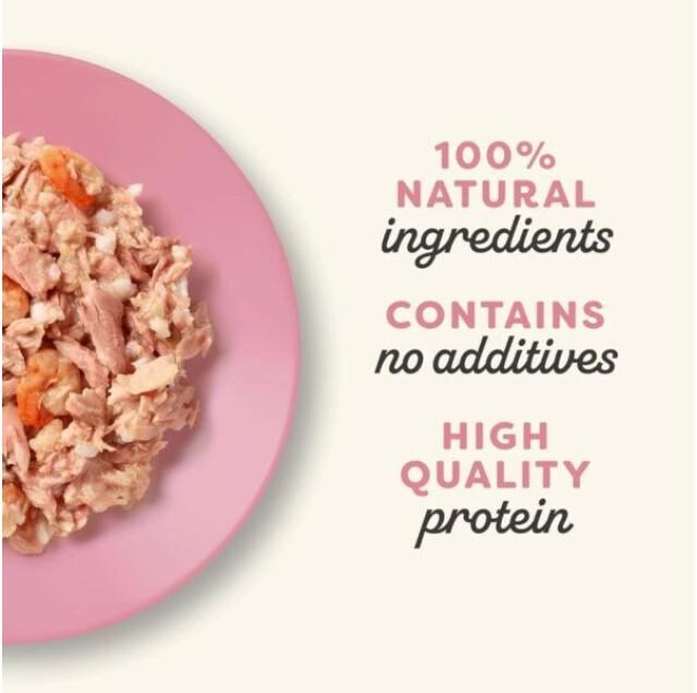 Applaws Tuna Fillet with Prawn in Broth Wet Cat Food 156g Tin - Image 3