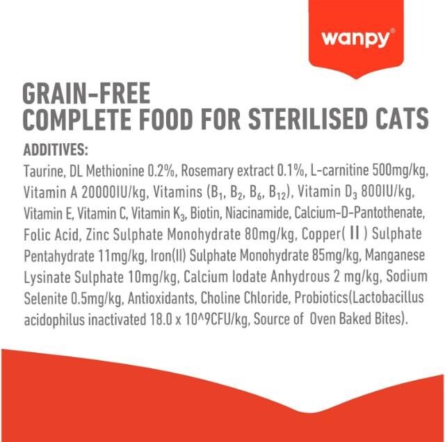 WANPY Grain Free Sterilized Cat Food – Salmon & Tuna Recipe - Image 4