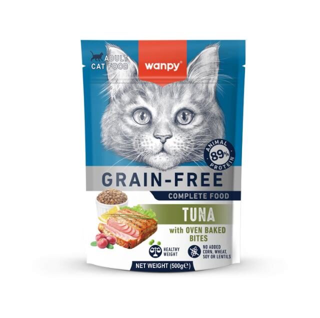 Wanpy Grain Free Complete Food for Adult Cat – Tuna Recipe
