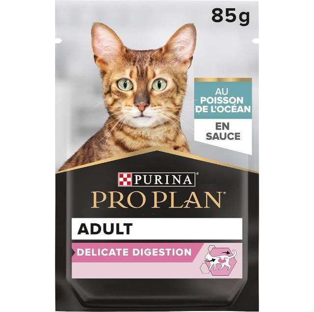 PURINA Pro Plan Nutri Savour Delicate Oceanfish Wet Cat Food - 85G