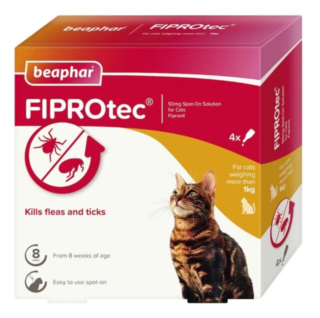 Fiprotec for Cat, 4 Pipettes