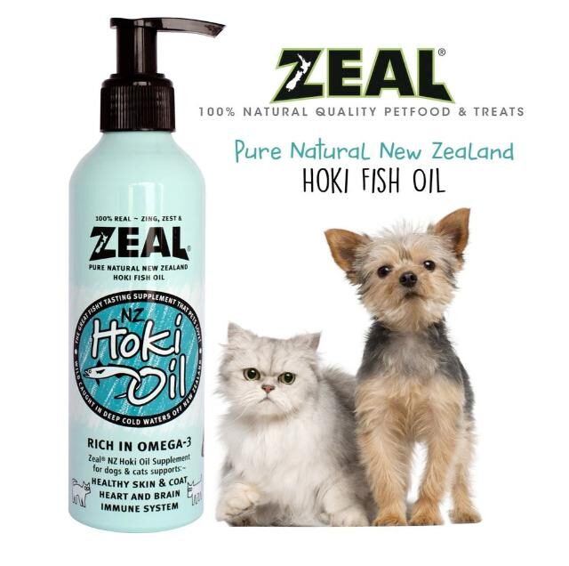 Zeal Natural Hoki Fish Oil Supplement for Cats & Dogs (225ml) - Image 2