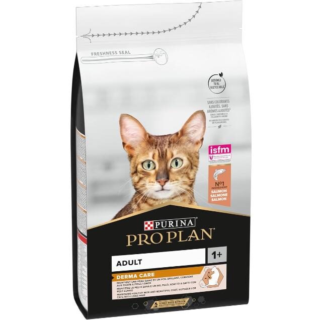 PURINA Pro Plan Derma Care Salmon Adult Dry Cat Food - 1.5KG