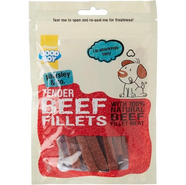 Good Boy Tender Beef Fillets Dog Treats 90g