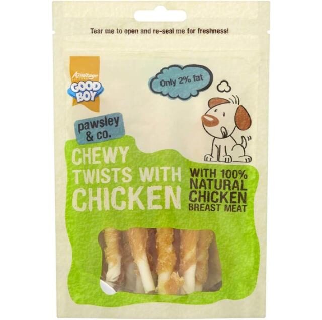Armitage Good Boy Chewy Chicken Twists 90gm Dog Treat