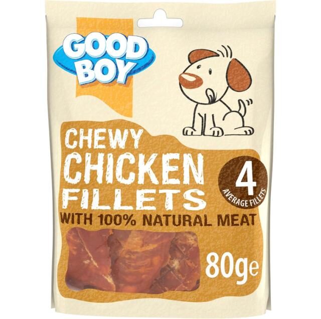 Armitage GOOD BOY Chewy Chicken Fillets, 80g