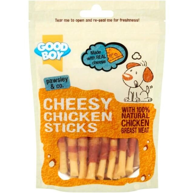 Armitage Cheesy Chicken Stick Dog Treats - 80G