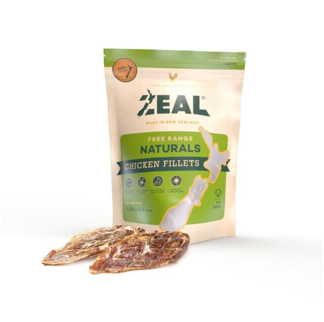 Zeal Dried Chicken Fillets 125g