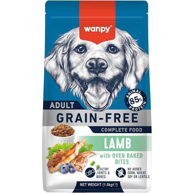WANPY Grain Free Complete Food For Dog – Lamb Recipe