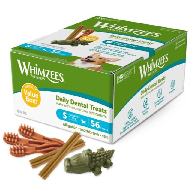Whimzees Variety Value Box Small 56 pcs