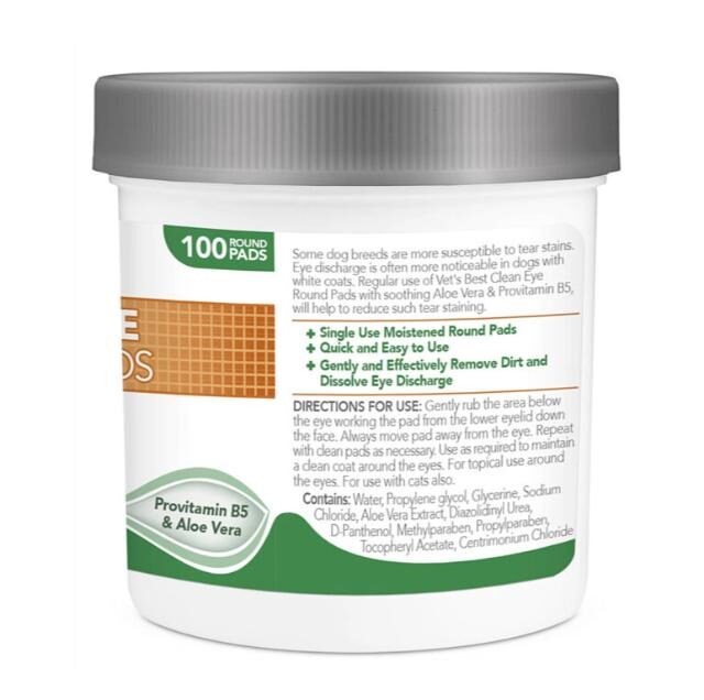 Vet’s Best Clean Eye Round Pads (100pads) - Image 3