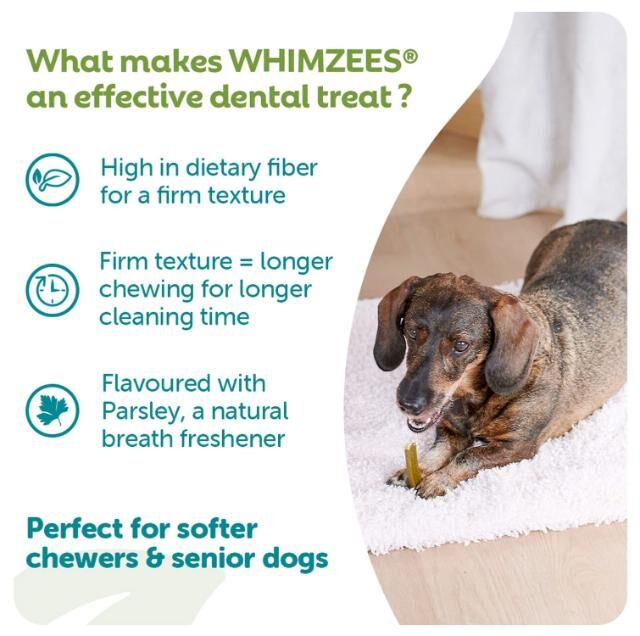 Whimzees Soft Daily Dental Dog Treats Value Bag – X Small (56 pcs) - Image 3