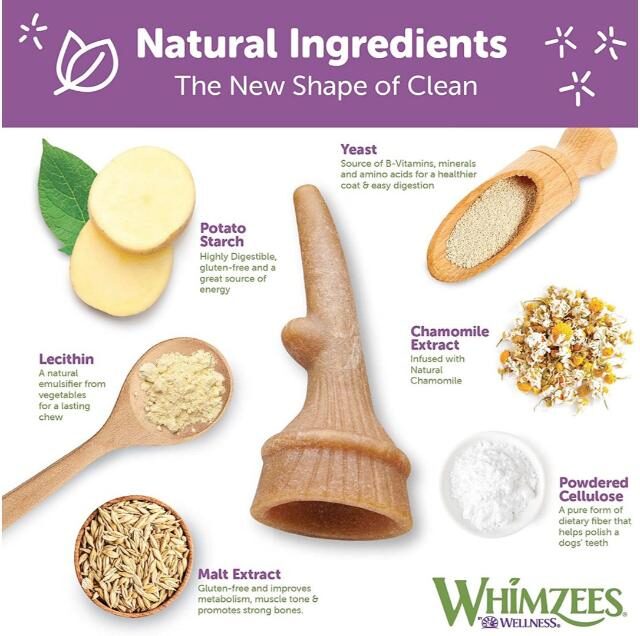 WHIMZEES Occupy Antler Natural Dental Chews for Dogs – Small (24pc) - Image 3