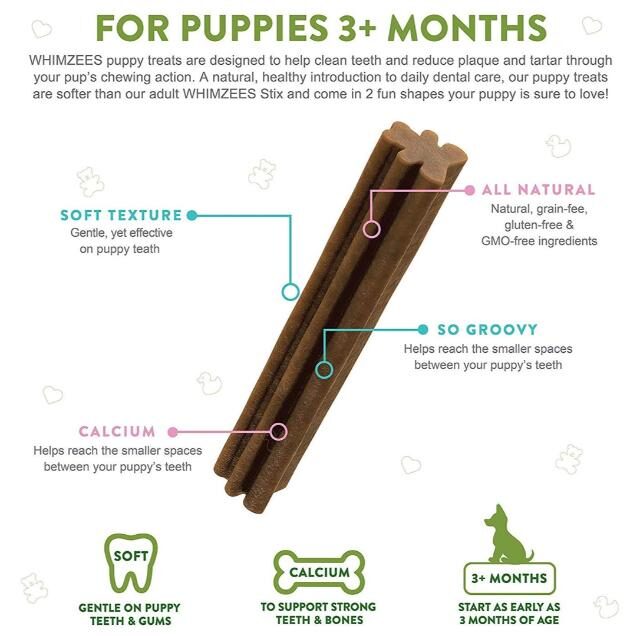Whimzees Puppy Stix XS/S (14 Pcs) - Image 2