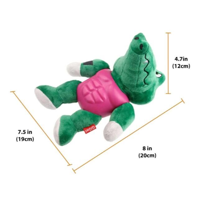 Im Hero Armor Alligator TPR / Plush with Squeaker Dog Toy - Image 2