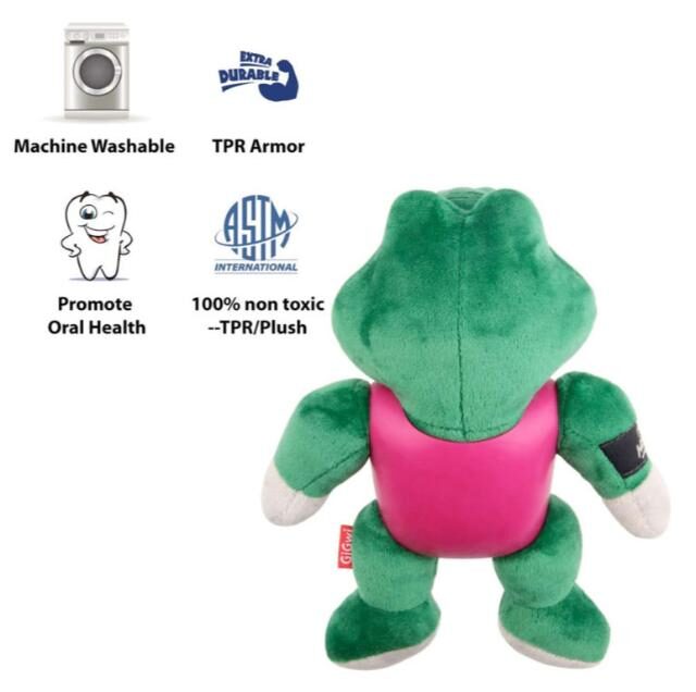 Im Hero Armor Alligator TPR / Plush with Squeaker Dog Toy - Image 3