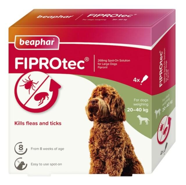 Fiprotec for Large Dog, 4 Pipettes