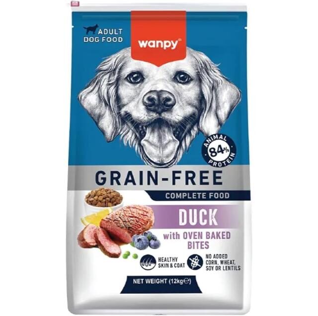 Wanpy Grain Free Complete Food for Adult Dog – Duck Recipe - Image 2