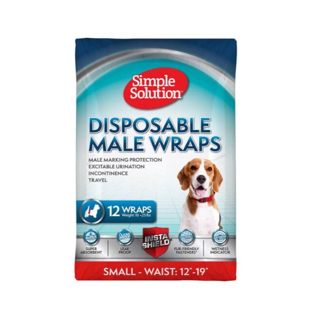 Simple Solution Disposable Male Dog Wraps(s)