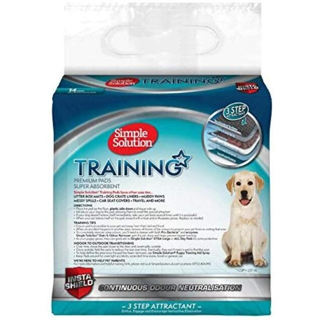 Simple Solution Premium Dog and Puppy Training Pads Pack of 14 - Image 2