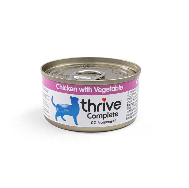 Thrive Complete Chicken with Vegetable Wet Cat Food 75g