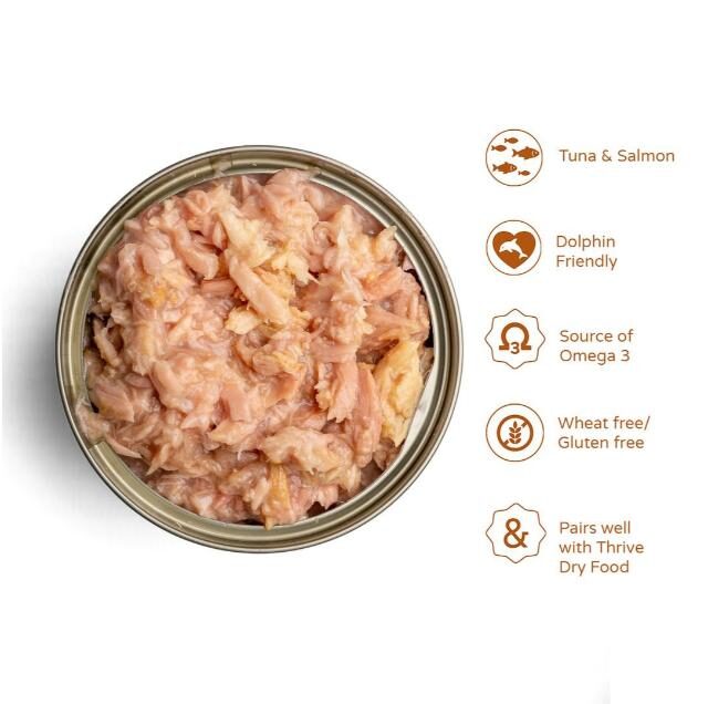 Thrive Complete Tuna & Salmon Wet Cat Food 75g - Image 2