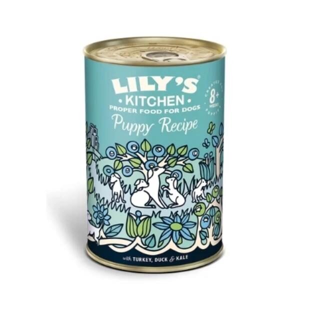 Lily's Kitchen Turkey & Duck Recipe Puppy Wet Food 400G