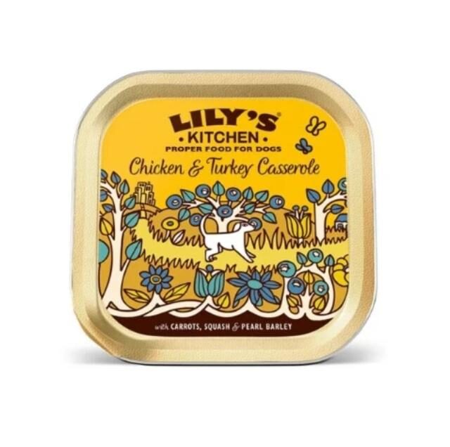 Lily's Kitchen Chicken & Turkey Casserole Wet Dog Food 150G