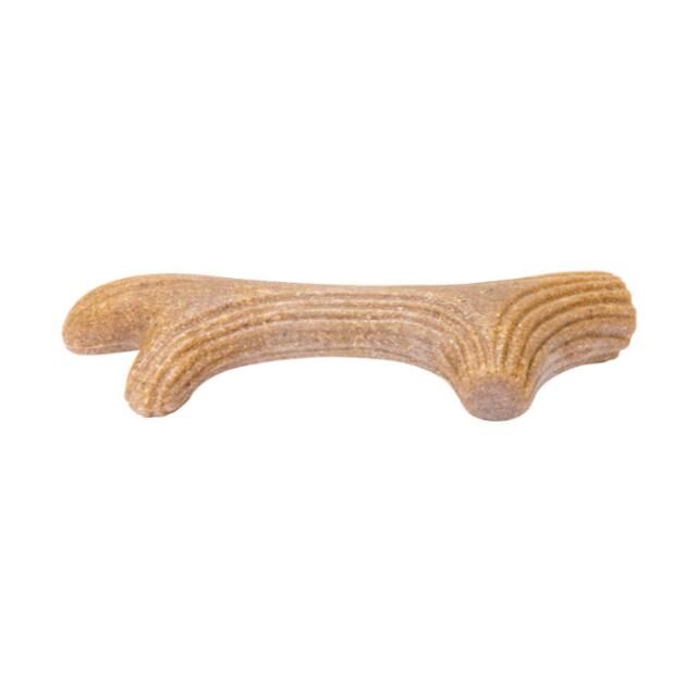 Dog Chew Wooden Antler with Natural Wood and Synthetic Material - Image 2
