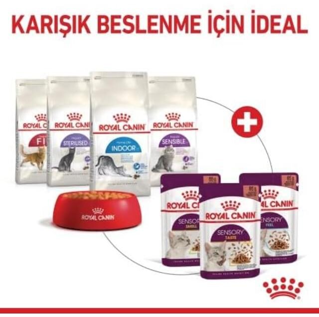 Royal Canin Feline Health Nutrition Sensory Smell Gravy Cat Wet Food - 12 *85 G - Image 2