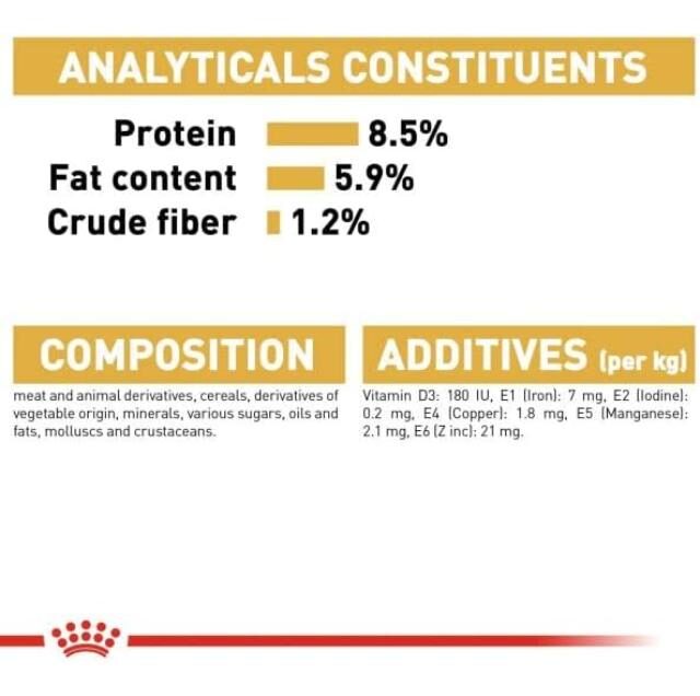 Royal Canin BHN Dachshund Adult Wet Food Pouches Box of 12x85g Breed Health Nutrition Dog Food - Image 3