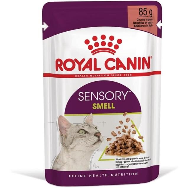 Royal Canin Feline Health Nutrition Sensory Smell Gravy Cat Wet Food - 12 *85 G