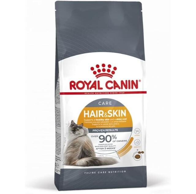 Royal Canin Feline Care Nutrition Hair & Skin Cat Dry Food,4Kg