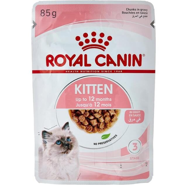 Royal Canin Kitten Instinctive in Gravy Wet Food - 85G