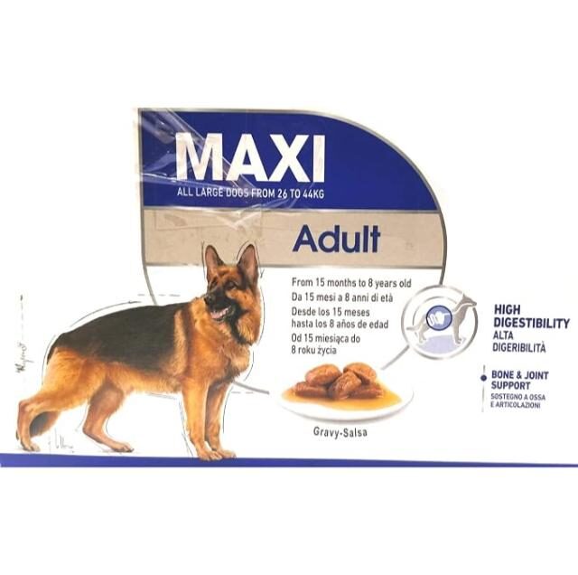 Royal Canin SHN Maxi Adult Wet Food Pouches Box of 10x140g Size Health Nutrition Dog Food - Image 2