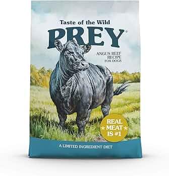 Taste of the Wild Prey Angus Beef Formula For Dog With Limited Ingredients. 11.34kg