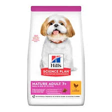 Hills Hill's Science Plan Small & Mini Mature Adult 7 + Dog Food with Chicken 3kg